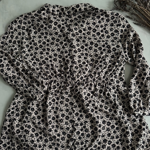 Zara girl floral print shirt dress size 7 - Picture 2 of 3